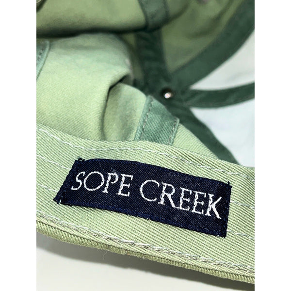 Hotel Del Coronado San Diego Dad Hat Sage Green Sope Creek Strapback EUC