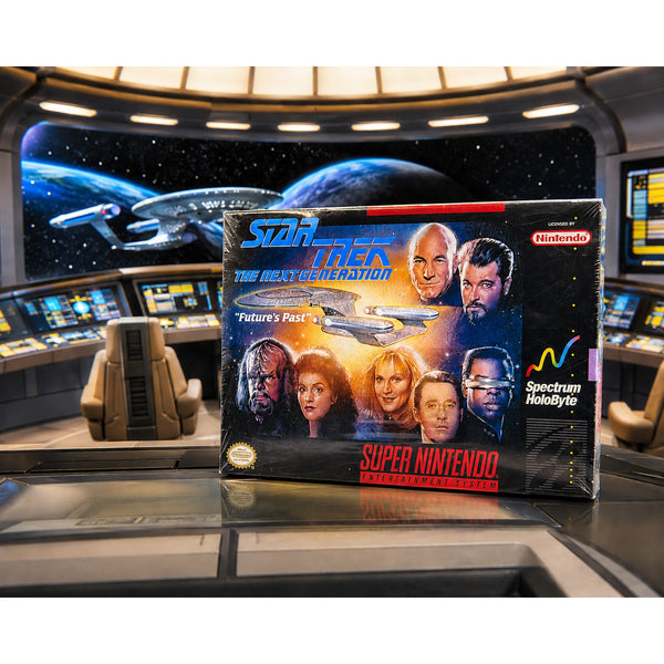Star Trek The Next Generation Future's Past SNES Sealed New Rare Spectrum
