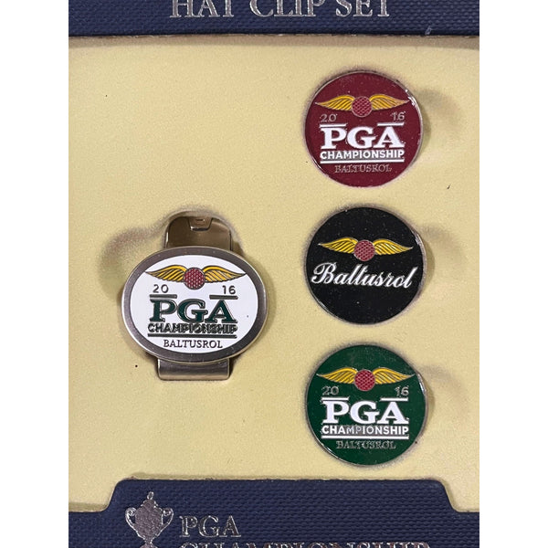 PGA Championship Baltusrol 2016 Official Hat Clip & Ball Marker Set NIB