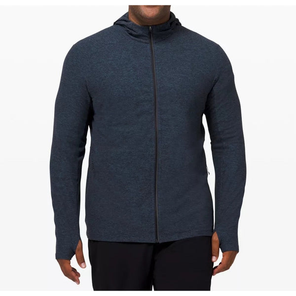 Lululemon Surge Warm Full Zip Hoodie Men's XL Navy Rulu Running Jacket LM4A77S