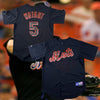 New York Mets David Wright #5 Majestic Black Alt Jersey USA Made Rare M