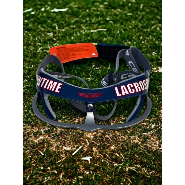 Cascade PolyAir-PA Showtime Lacrosse Goggles Navy Silver NWT ASTM F803