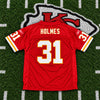 Kansas City Chiefs Priest Holmes #31 Reebok NFL Jersey Youth XL 18/20 Red EUC