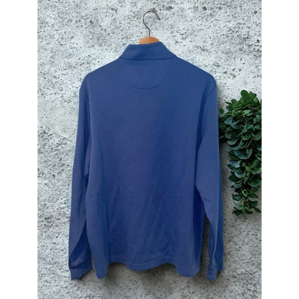 New York Knicks Brooks Brothers Employee 1/4 Zip Pullover Charter Blue Sz L NWOT
