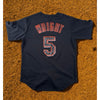 New York Mets David Wright #5 Majestic Black Alt Jersey USA Made Sz. M Rare