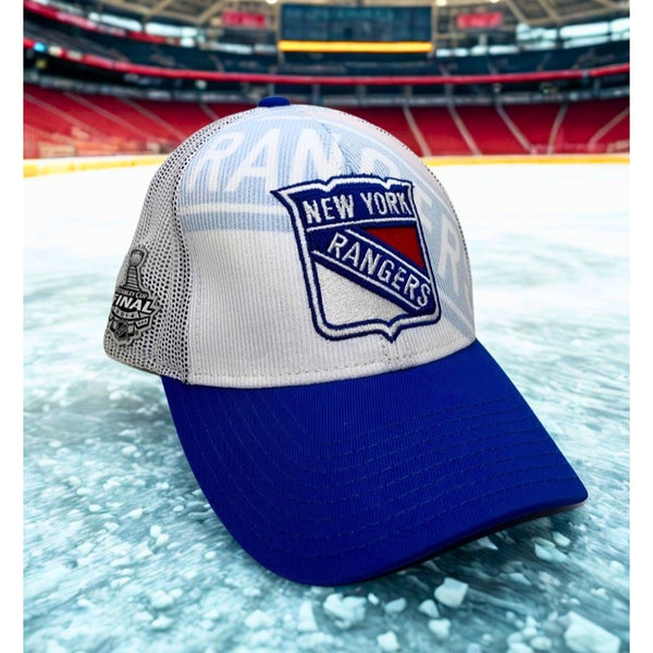 New York Rangers 2014 Stanley Cup Final Reebok Center Ice Mesh Snapback Hat NHL
