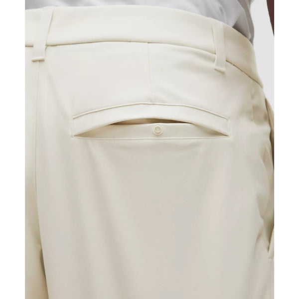 Lululemon ABC Classic-Fit Shorts Mens 31 Cream Warpstreme 7" Golf Casual