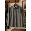 Taylor Stitch The Jack Shirt Men's 2XL 46 Charcoal Donegal Nep Organic Cotton