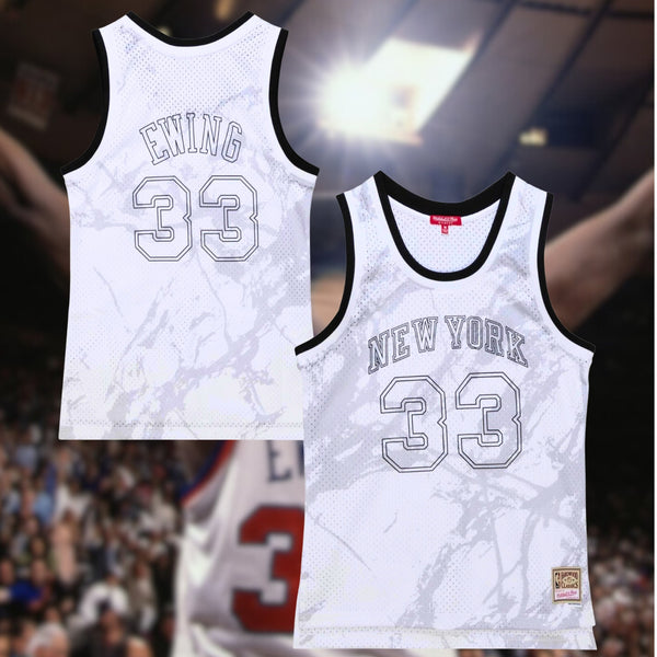 Patrick Ewing Knicks Mitchell & Ness Women’s Marble Swingman Jersey 2X NWT