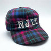 NJIT New Jersey Institute of Technology Plaid Flannel Hat Strapback Vintage Cap