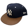 New York Yankees 2008 Final Season New Era 2 Tone Leather 59fifty Hat Cap Sz. 8