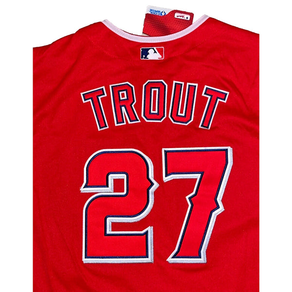 Mike Trout Los Angeles Angels Rookie Era Jersey 50 Majestic Authentic Deadstock