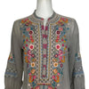 Johnny Was Bethanie Embroidered Rayon Floral Tunic Top Women Size 2XL C28318-4