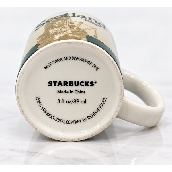 Starbucks Scotland Global Icon Collector Series Demitasse Espresso Mug 3 oz GUC