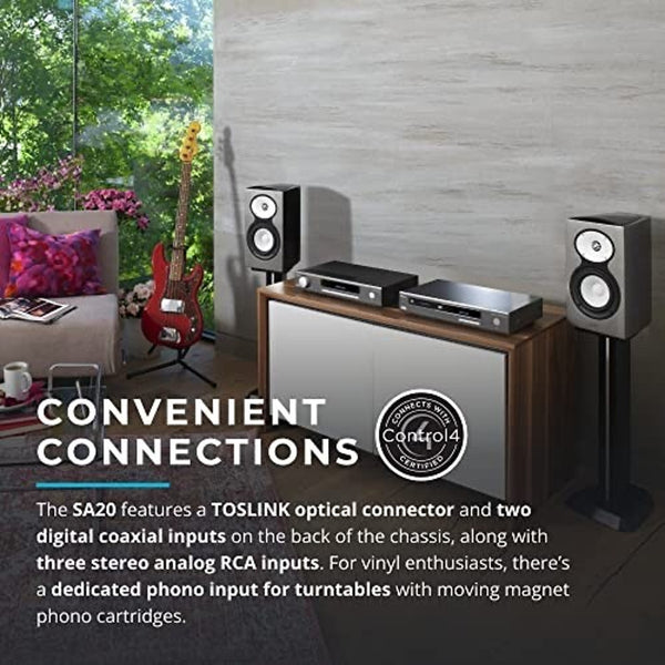 Arcam SA20 Class G Stereo Integrated Amplifier With Built-In DAC Full Warranty