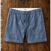 Taylor Stitch Breakwater Shorts XL Washed Indigo Chambray Organic Cotton NWOT