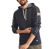 Marine Layer Banks Varsity Hoodie Men's Medium Navy Tri-Blend Pullover NWOT