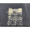 Volcom Hoodie Small Full Zip Navy Y2K Vintage Skate Surf Grunge Thermal Lined