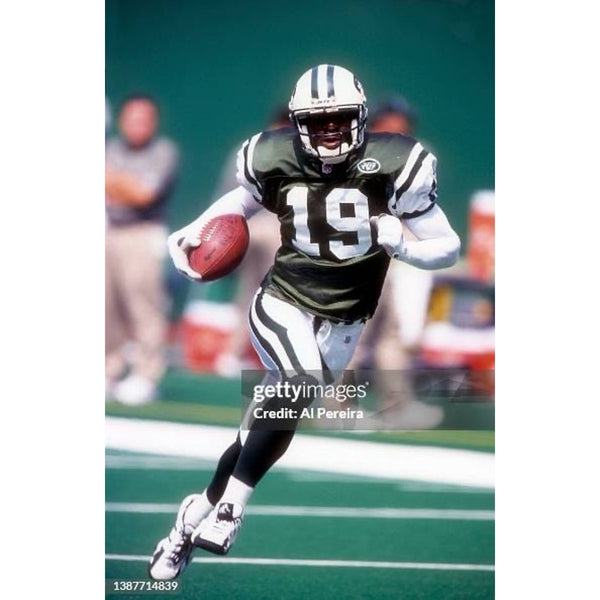 New York Jets Keyshawn Johnson Signed Champion Jersey Sz 44 L Deadstock Vintage