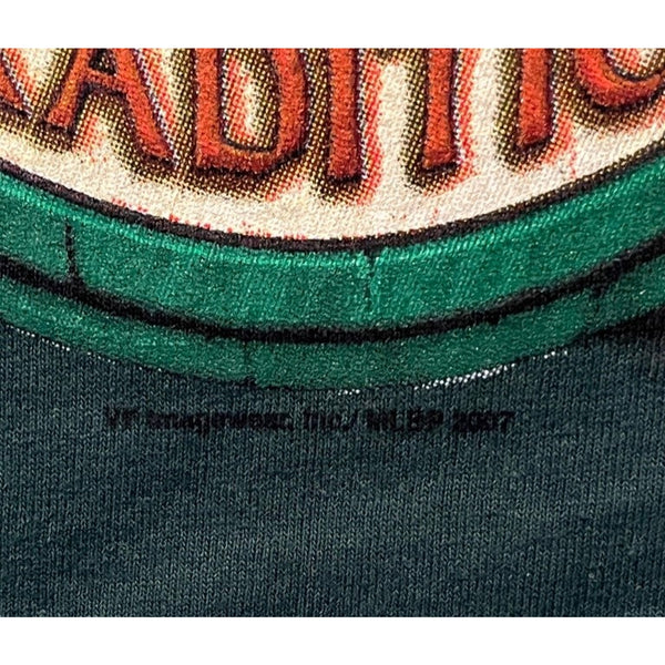 New York Yankees 100% Irish 110% Proud Green Lee Sport T-Shirt 2XL Y2K