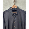 Polo Ralph Lauren Blake Shirt XL Button Down Gray Sun Faded Heavy Cotton Vintage