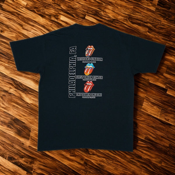 Rolling Stones 2002 Philadelphia Tour Shirt Vintage Authentic Concert Tee L