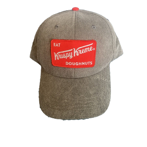 Krispy Kreme “Eat Doughnuts” Gray Distressed Hat NWOT