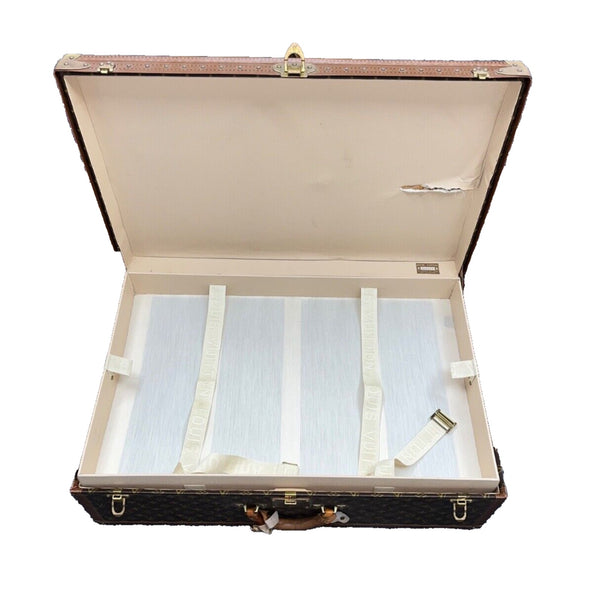 Louis Vuitton Rare Monogram "Ideal" Trunk Antique Steamer Travel Luggage