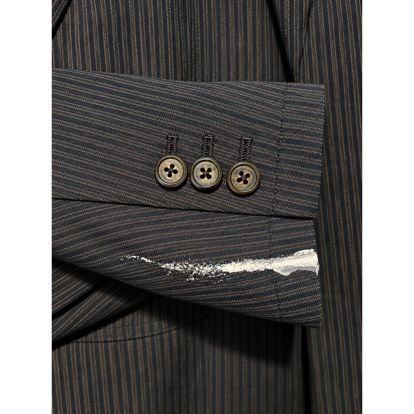 Wallace & Barnes J.Crew Suit Jacket 44R Italian Stretch Wool Seersucker NWT