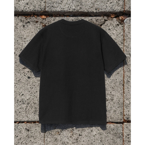 Carhartt WIP S/S University T-Shirt Mens Large Black Logo Graphic Cotton Tee