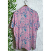 Birdie Bound Polo XL NWT Pastel Palms Floral Golf Shirt UPF 50 Stretch