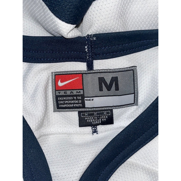 University of New Hampshire Wildcats UNH Nike Hockey Jersey White Sz. M Y2K NCAA