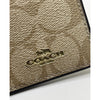 Coach F63274 Signature Canvas ID Lanyard Card Holder Chalk No Strap