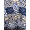 Tricots St Raphael Crew Coogi Style Geometric Knit Sweater Sz. L Made USA 90's