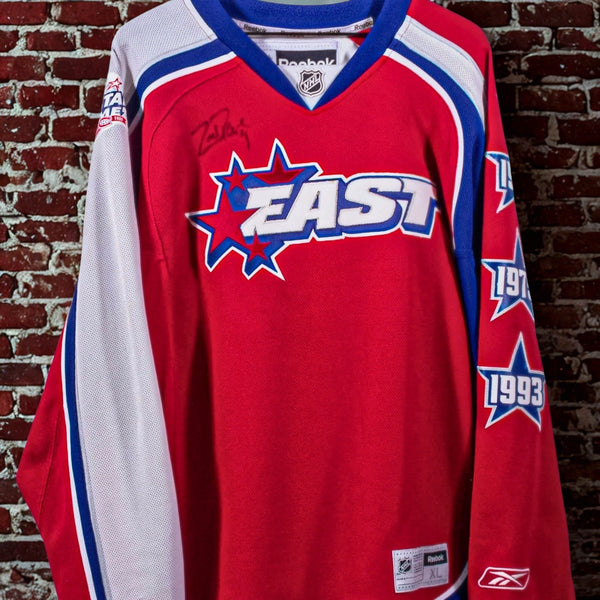 Zach Parise 2009 NHL All Star Game East Jersey Signed Auto Reebok XL Rare