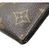 Louis Vuitton Monogram Vintage Long Bifold Clutch Wallet USA Made Cowhide Leathe