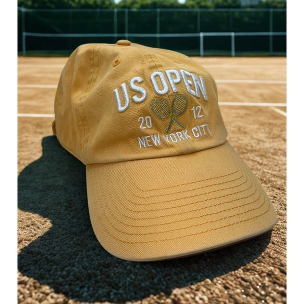US Open 2012 New York City '47 Brand Strapback Hat Cap JPMorgan Tennis Khaki