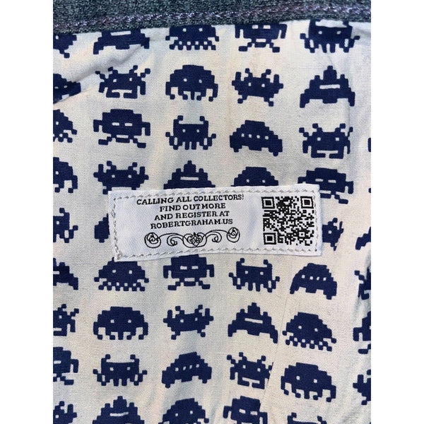 Robert Graham Bessel Kipling Indigo Pants Mens 38x35 Tailored Stretch NWT