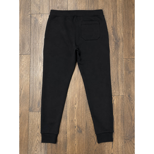 Polo Ralph Lauren Double Knit Jogger Pants Black Men's Small Pony Logo NWOT