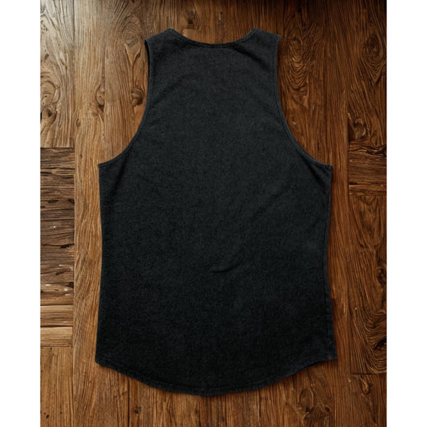 BYLT LUX Drop-Cut Pocket Tank Gray Pocket Men's 2XL NWOT UPF 50 Stretch