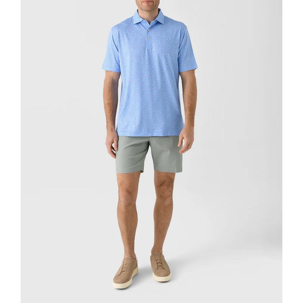 Peter Millar Summer Comfort Macaw Polo Shirt 2XL Blue Bird Print MS25EK26S NWT