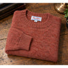 Ben Silver Shetland Wool Shag Sweater Sz. M Scotland LOKL Melange Crewneck Vtg.