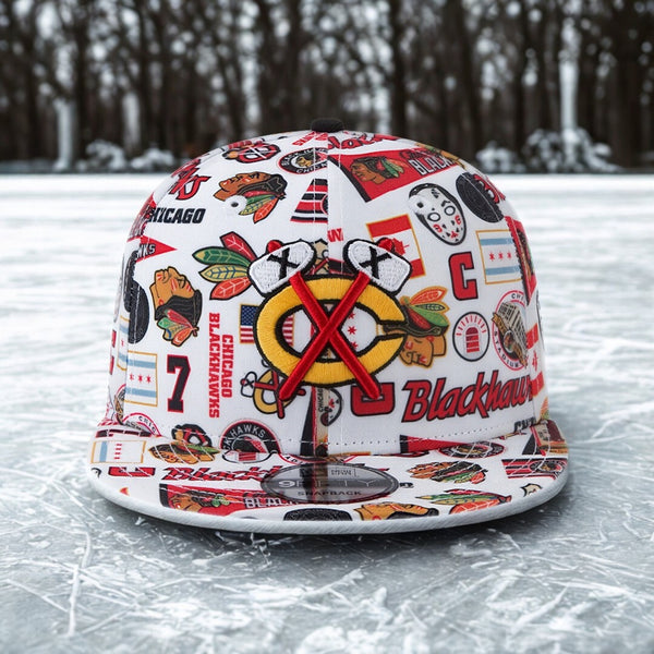 Chicago Blackhawks Brent Seabrook New Era 9FIFTY Snapback Hat 2020 Rare NEW