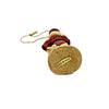 Kurt S Adler Wooden Toy Soldier Santa Captain Christmas Ornaments Lot Of 3