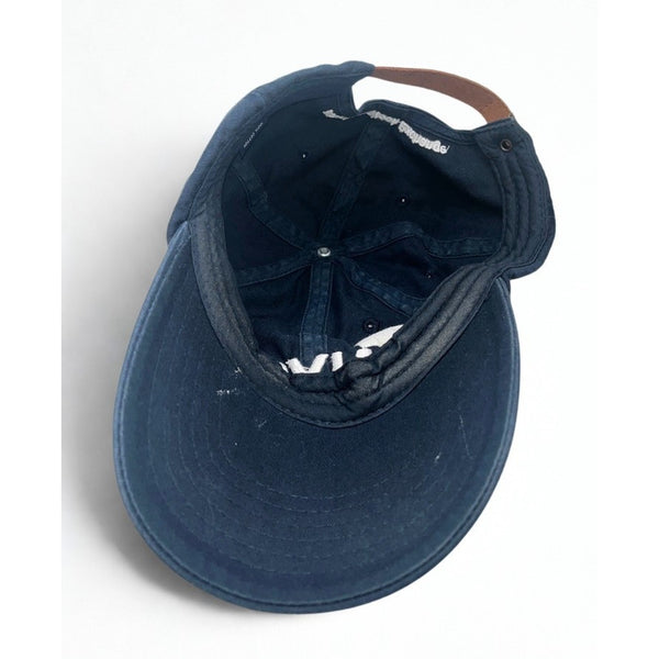 NYSE New York Stock Exchange Leather Strap Dad Hat Navy Cotton Adjustable Cap