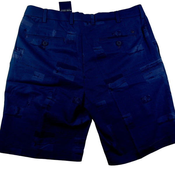 Peter Millar Surge Course Journal Performance Golf Shorts Navy 40 NWT $110 MSRP