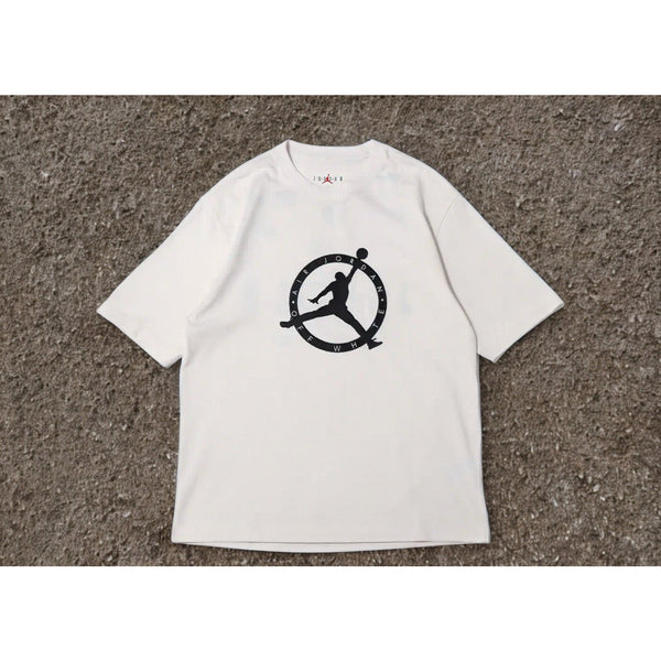 OFF-WHITE x Jordan Logo Embroidered T-Shirt Sail DM0062-054 Mens XS NWT