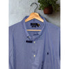 Polo Ralph Lauren Classic Fit Gingham Performance Shirt Navy White 2XL NWT
