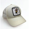 Goorin Bros Queen Bee Trucker Hat White Yellow Mesh Snapback Patch NWT Cap