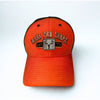 Bass Pro Shops Gone Fishing Orange Brown Adjustable Hat NWOT Outdoor Cap